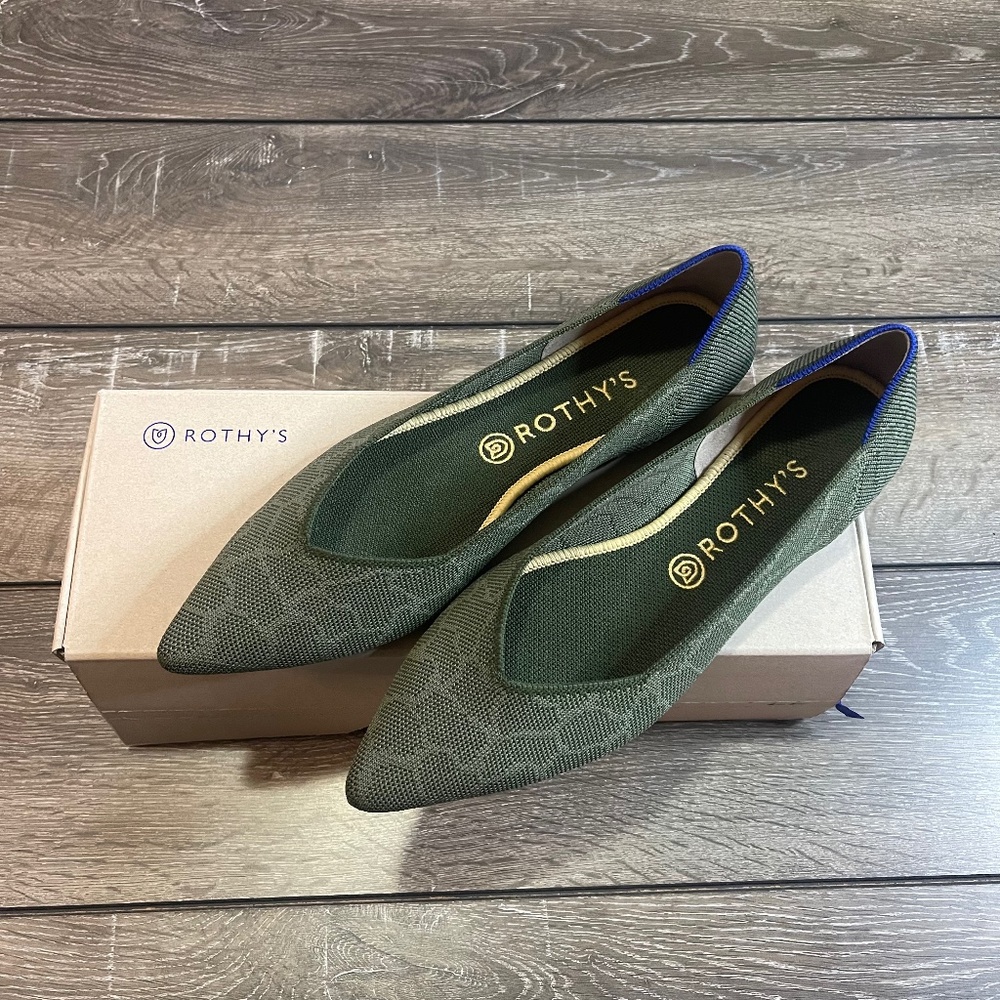 Rothy's Green and Blue Flats